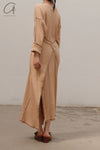 BASERANGE Ribbed wool dress DRSH-RIB-SP22 COCHLEA